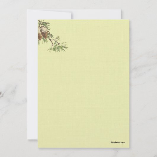 Aushalten der Hochzeits-Einladung Einladung (Rückseite)