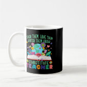 Aushilfslehrer Daisy Flower Lehrer Ersatz Kaffeetasse (Links)