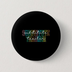 Aushilfslehrer Lehrer Dankeschön Geschenk Aushilfe Button