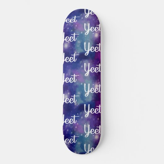 Ausklammerung der Yeet Expression Space Galaxy Skateboard (Vorderseite)