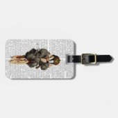 Auskleidung auf Vintagem Fahrrad Gepäckanhänger (Vorderseite horizontal)