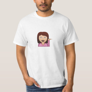 Auskunfts-Person Emoji T-Shirt