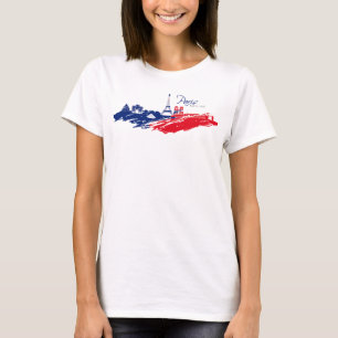 Auslader Frau Leertaste BASIC Paris T-Shirt