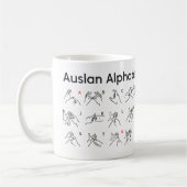 AUSLAN ALPHABET KAFFEETASSE (Links)