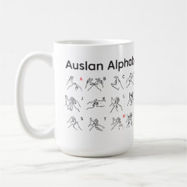 AUSLAN ALPHABET-Tasse Kaffeetasse