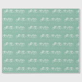 Auslan Sage Birthday Wrapping Paper Geschenkpapier (Flach)