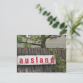 Ausland Postkarte (Stehend Vorderseite)