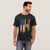 Ausländer Einwanderer - Vereinigte Staaten Uganda T-Shirt (Vorne ganz)
