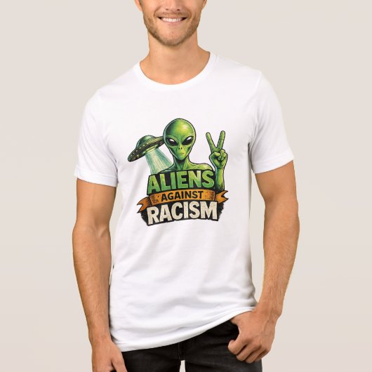 AUSLÄNDER GEGEN RASSISMUS Tri-Blend SHIRT (Vorderseite)