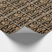 Ausländer oder Fremder Geschenkpapier (Ecke)
