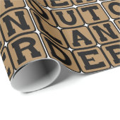 Ausländer oder Fremder Geschenkpapier (Rolleneckpunkt)