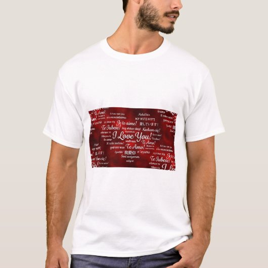 Ausländisch I Liebe T-Shirt (Vorderseite)