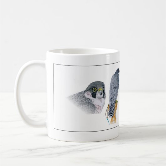 Ausländische Falknerei-Tasse Kaffeetasse (Links)