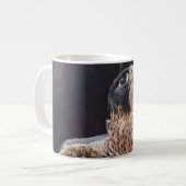 Ausländischer Falke-Tasse Kaffeetasse (Vorderseite Links)