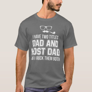 Ausländischer Gastfamilienvater Vater Echange Stud T-Shirt