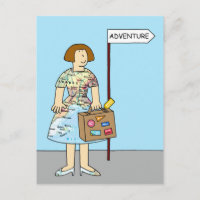 Ausländisches Abenteuer Bon Voyage für sie