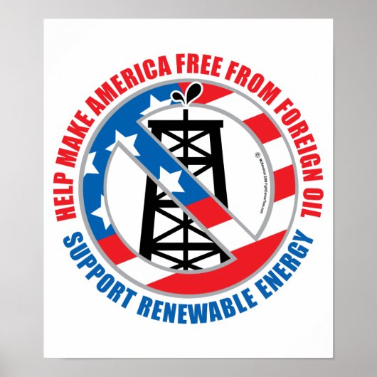 Ausländisches Öl Poster (Vorne)