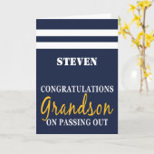 Auslaufen der Parade der Uniform-Glückwünsche der  Karte (Gelbe Blume)