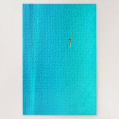 Ausleger-Kanu in Türkis Bora Bora Lagune Puzzle (Vertikal)