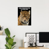 Auslenkungen aushungern, Fokus Gefüttert - Tiger-E Poster (Heimbüro)