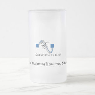 Auslese-Austauschlogo-hauptlogo, Führungen. Mattglas Bierglas