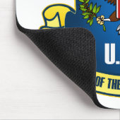 Auslese ein Prozent (blau) Mousepad (Ecke)