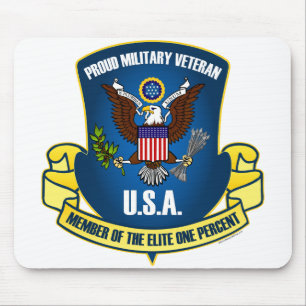 Auslese ein Prozent (blau) Mousepad