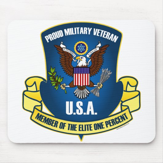 Auslese ein Prozent (blau) Mousepad (Vorne)