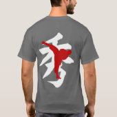 Auslese-Karate-Ausbildungslager-Logo 2009 (grau) T-Shirt (Rückseite)