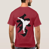 Auslese-Karate-Ausbildungslager-Logo 2009 (rot) T-Shirt (Rückseite)