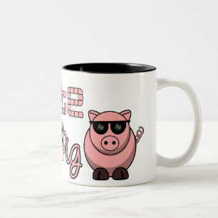 Auslese-Kultur-Schwein Zweifarbige Tasse