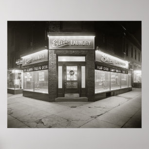 Auslese Laundry, 1928. Vintages Foto Poster