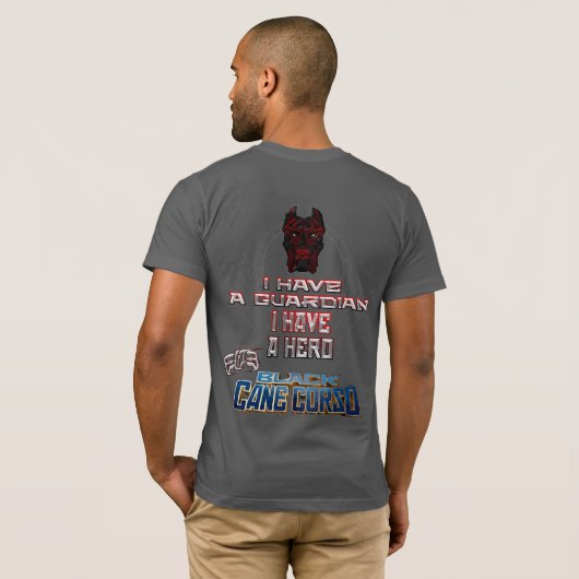 Auslese-schwarzer Stock Corso Held T-Shirt (Schwarz voll)