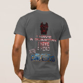 Auslese-schwarzer Stock Corso Held T-Shirt (Rückseite)