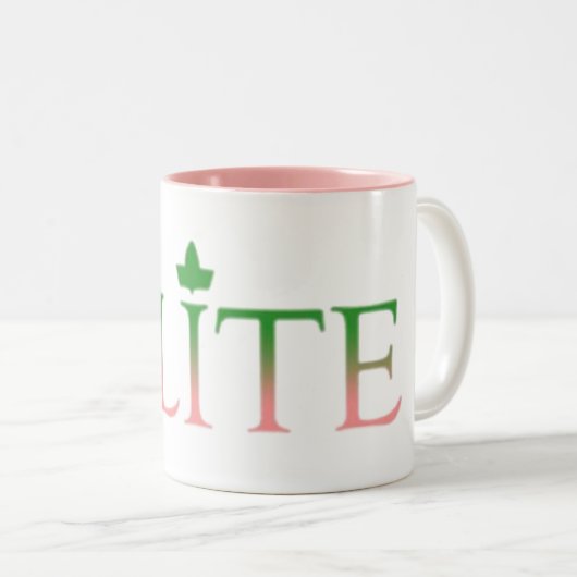 Auslese-Tasse Zweifarbige Tasse (VorderseiteRechts)