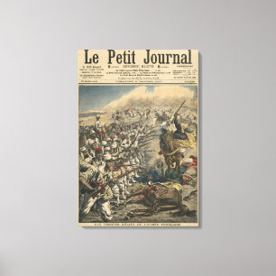 Auslesetruppen der französischen Armee, Franzosen Leinwanddruck