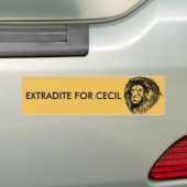 Auslieferung für Cecil Autoaufkleber (Auf Auto)
