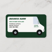 Auslieferung Van Green Business Card Visitenkarte (Vorderseite)