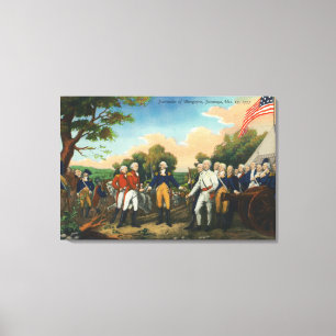 Auslieferung von Burgoyne Leinwanddruck