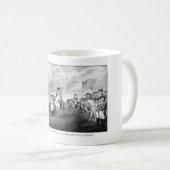 Auslieferung von Lord Cornwallis At Yorktown Kaffeetasse (VorderseiteRechts)
