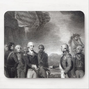 Auslieferung von Lord Cornwallis bei Yorktown, Mousepad
