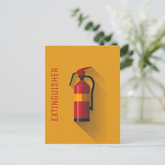 Auslöscher Postkarte (Stehend Vorderseite)