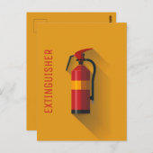 Auslöscher Postkarte (Vorne/Hinten)