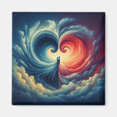 Ausmaß der Affinität Magnet (Vorne)