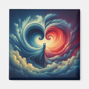 Ausmaß der Affinität Magnet