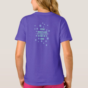 Ausome Winter – Einzigartiger Schneeflocken-Giraff T-Shirt