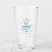 Ausome Winter – One of a Kind Snowflake Giraffe  Glas (Rückseite)