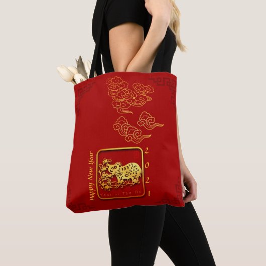 Auspicious Clouds Chinesisch Neujahr OX AoTB Tasche (Von Nahem)