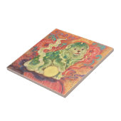 Auspicious Komainu: Guardian of Yuzen Dreams (A) Fliese (Seite)