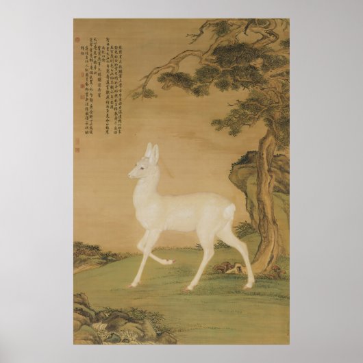 Auspicious Roe Deer Poster (Vorne)